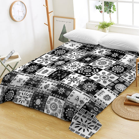 Image of Aztec Checkerboard  SWCD3361 Flat Sheet