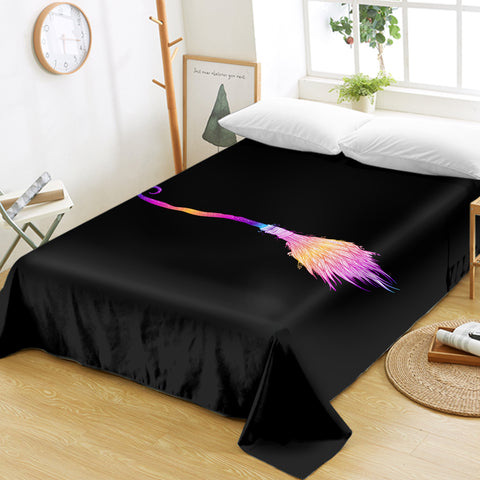 Image of Colorful Gradient Flying Broom SWCD3383 Flat Sheet