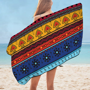 Color Aztec Stripes  SWYJ4228 Bath Towel