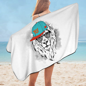 Hiphop Snapback Lion SWYJ4229 Bath Towel