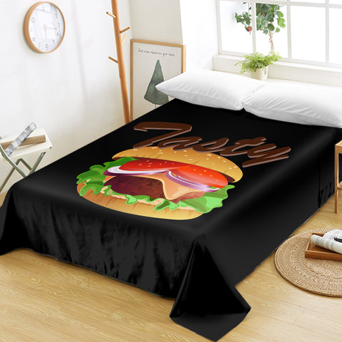 Image of 3D Tasty Hamburger SWCD4747 Flat Sheet