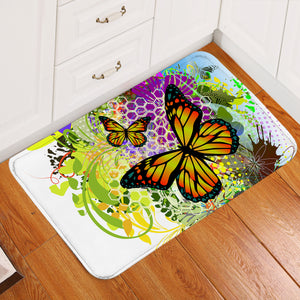 Colorful Butterfly SWDD3311 Door Mat