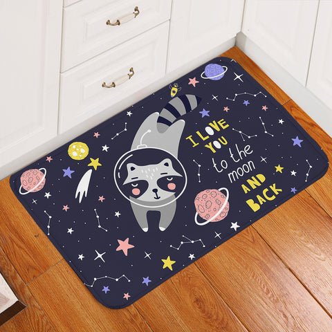 Image of To The Moon SWDD3323 Door Mat