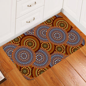 Boho Flower Circle SWDD3342 Door Mat