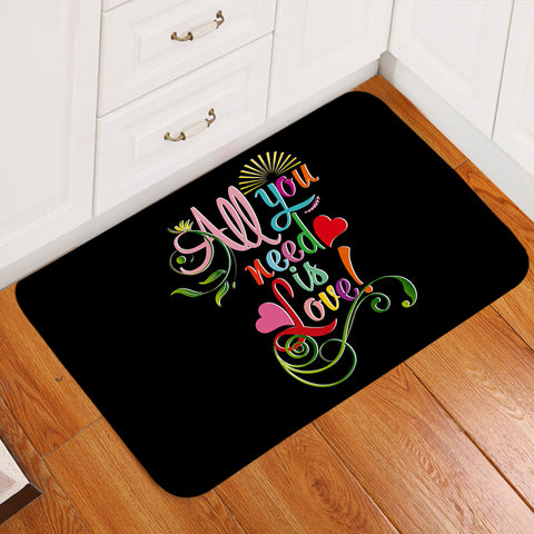 Image of Rainbow Love SWDD3348 Door Mat