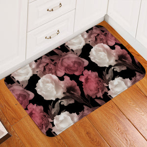 Pink & White Rose SWDD3369 Door Mat