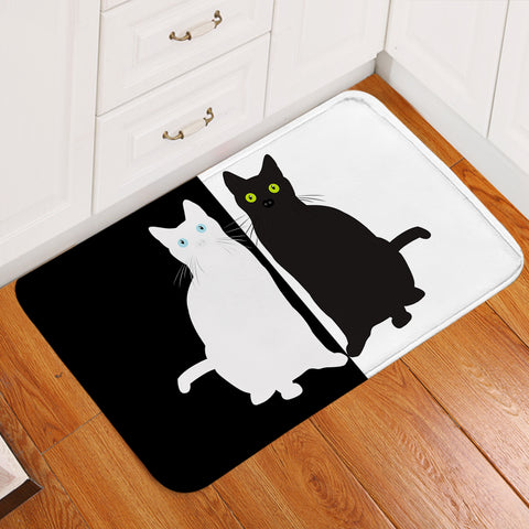 Image of Couple Of Cat SWDD3380 Door Mat