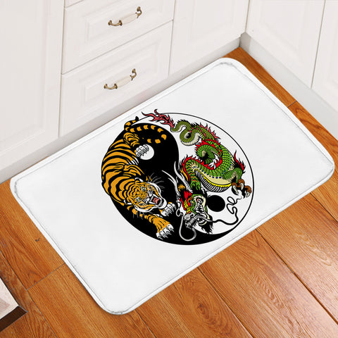 Image of Cartoon Tiger & Dragon SWDD3460 Door Mat
