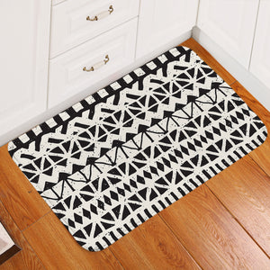 Black & White Pattern SWDD3465 Door Mat