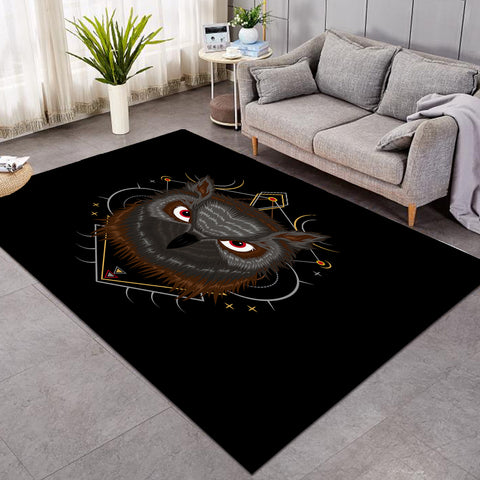 Image of Black Owl SWDD3380 Rug