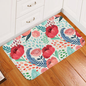 Colorful Flowers SWDD3486 Door Mat