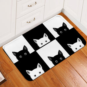 Cat Beside Cat SWDD3488 Door Mat