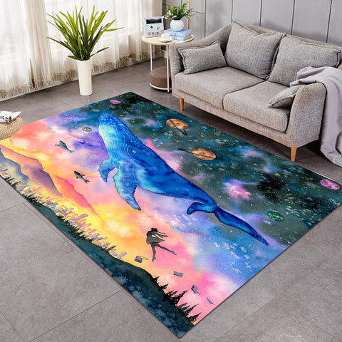 Image of Big Whale on Galaxy SWDD3591 Rug