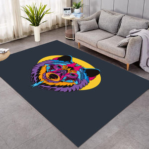 Colorful Wolf Illustration SWDD3594 Rug