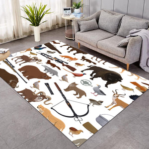 Forest Animal Hunter SWDD3595 Rug