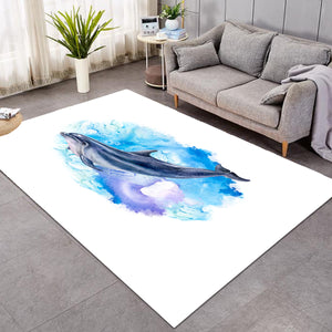 Blue Spray Dolphin SWDD3596 Rug