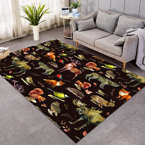 Image of Forest Animals SWDD3599 Rug