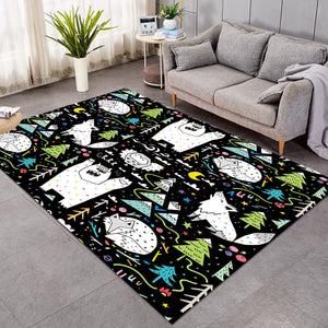 Cartoon Winter Animals SWDD3601 Rug