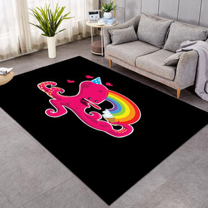 Rainbow In Love Octopus SWDD3604 Rug