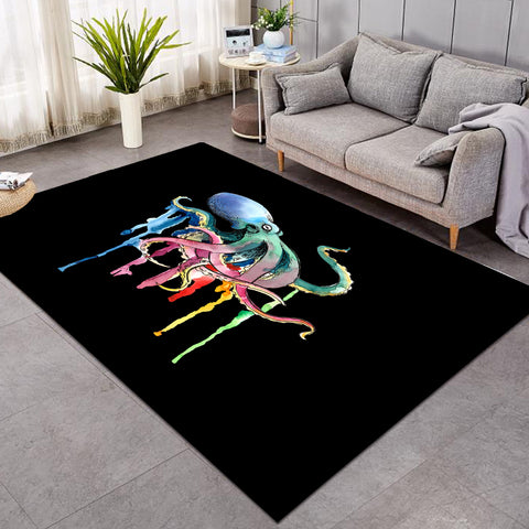 Image of Funny Colorful Octopus SWDD3609 Rug