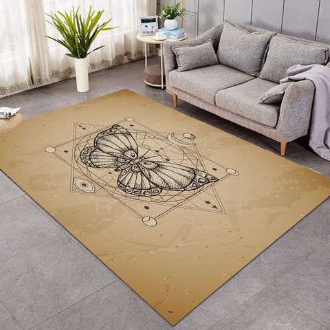 Image of Vintage Butterfly Zodiac SWDD3653 Rug