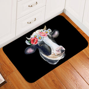 Floral Dairy Cattle SWDD3663 Door Mat