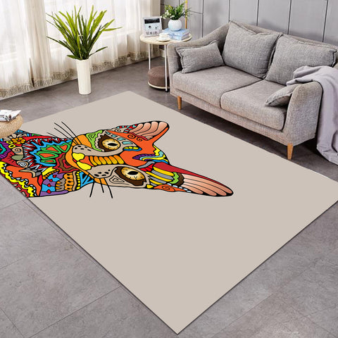 Image of Colorful Aztec Sphynx SWDD3664 Rug