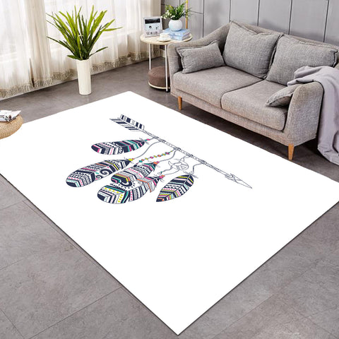 Image of Feathers On Straight Arrow SWDD3669  Rug