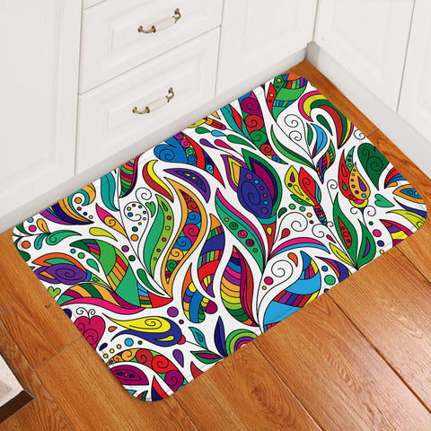 Image of Navy Ancient Mandala SWDD3683 Door Mat