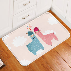 Cute In-Love Alpaca SWDD3740 Door Mat