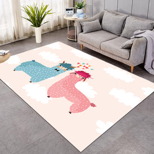 Cute In-Love Alpaca SWDD3740 Rug