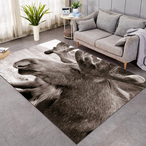 Old Reindeer Head SWDD3743 Rug