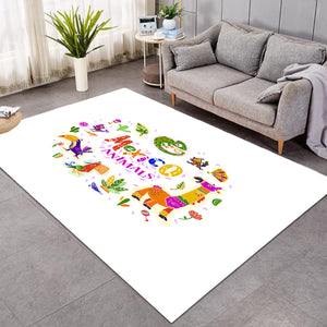 Mexico Cartoon Animals SWDD3747 Rug