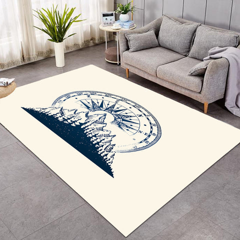 Image of Vintage Navy Copass Forest SWDD3801 Rug