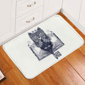 Owl in Book Sketch  SWDD3811 Door Mat