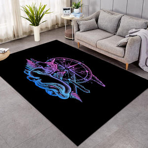 Gradient Unicorn & Compass Sketch SWDD3814 Rug