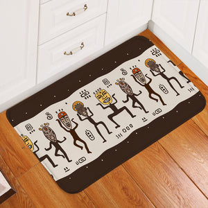 Ancient Human Dance SWDD3857 Door Mat