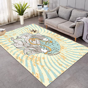 Koi Fish Japan Art SWDD3858 Rug