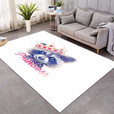 Image of Princess Crown Little Bear SWDD3860 Rug