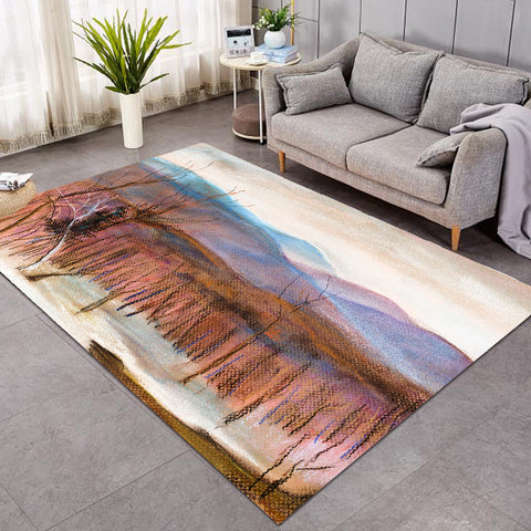 Image of Cozy Landscape Watercolor SWDD3864 Rug