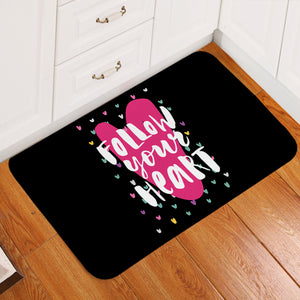 Colorful Follow Your Heart SWDD3870 Door Mat