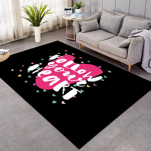 Colorful Follow Your Heart  SWDD3870 Rug