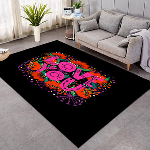 Love You Typographic SWDD3871 Rug