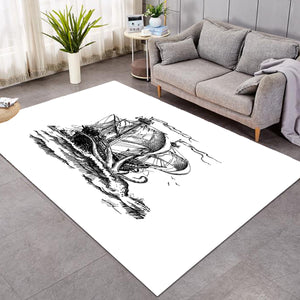 Pirate Ship On Ocean SWDD3873 Rug