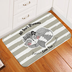 All Your Dreams Come True Fox SWDD3876 Door Mat