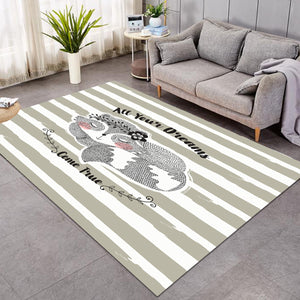 All Your Dreams Come True Fox  SWDD3876 Rug