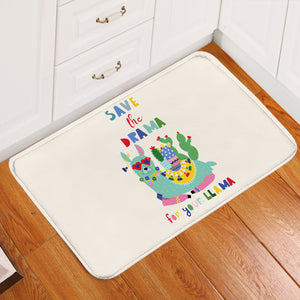 Save The Drama For Your Llama  SWDD3877 Door Mat
