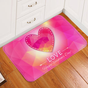 Heart Geometric Valentine's Day SWDD3922 Door Mat