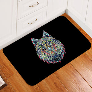 Colorful Geometric Grey Wolf SWDD3935 Door Mat