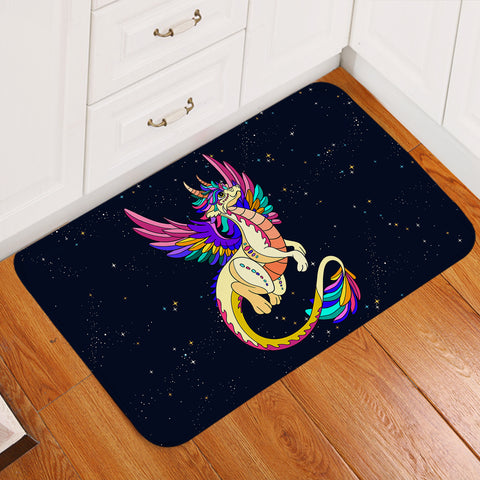 Image of Colorful Dragonfly Illustration SWDD3938 Door Mat